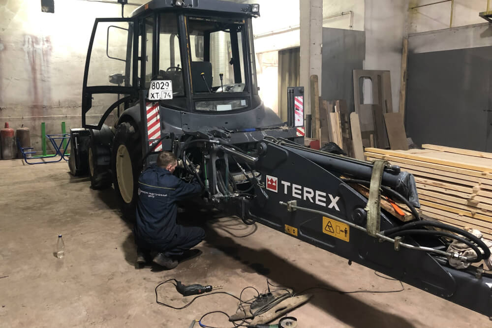 восстановление техники terex